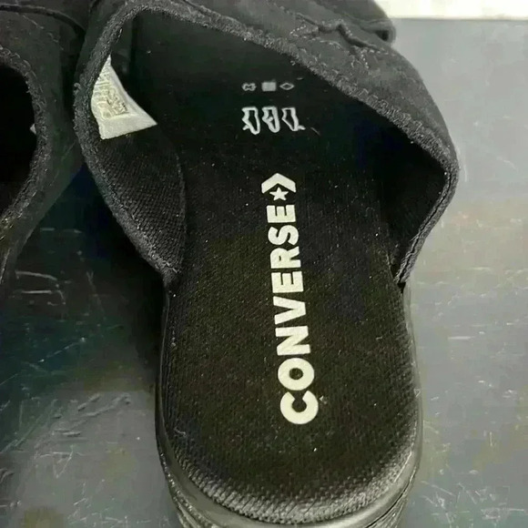 Converse Women’s Slides Sandals Black 6.5 - Picture 5 of 10